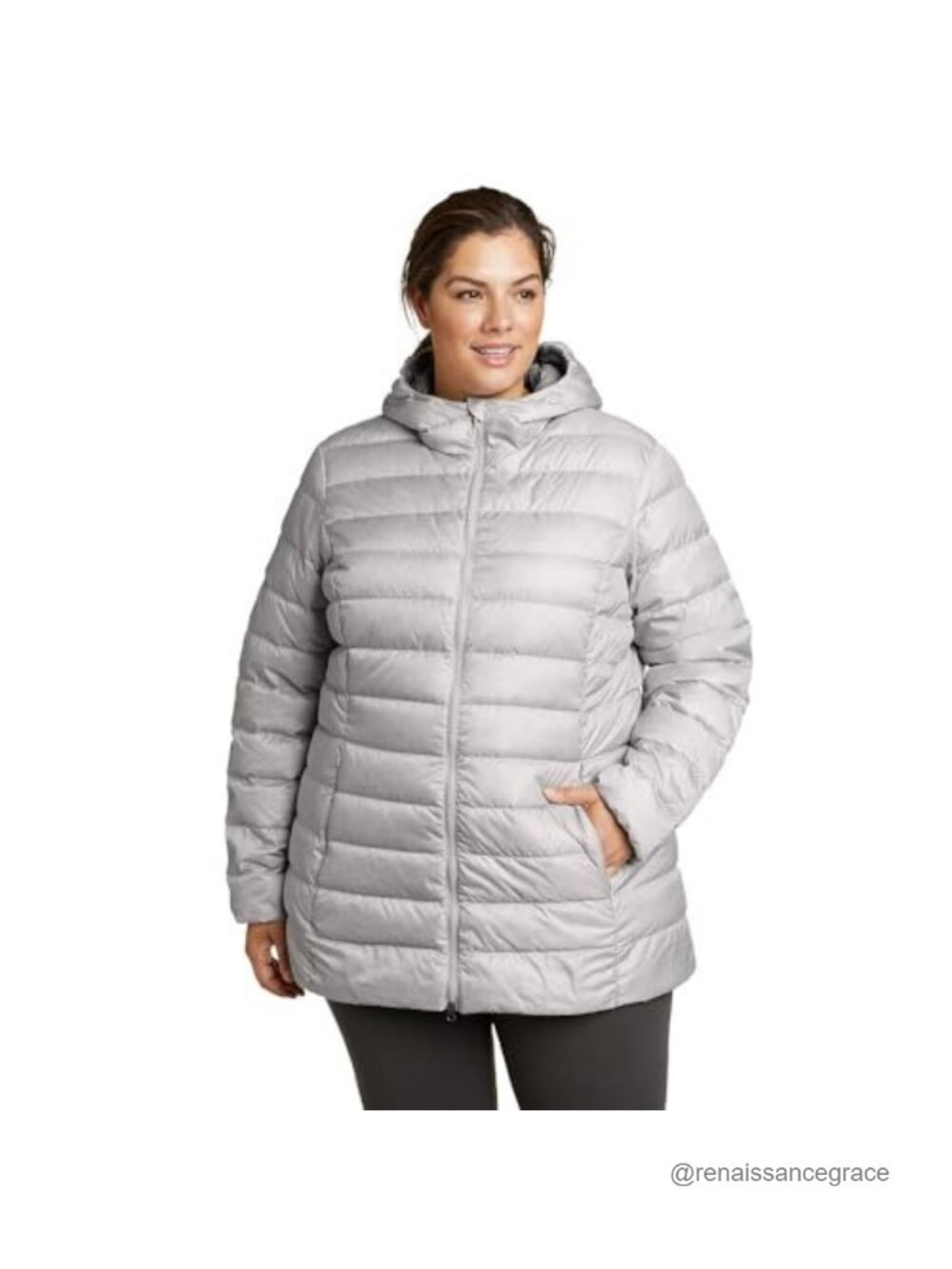 Women's CirrusLite Hooded Down Parka Quilted Jacket